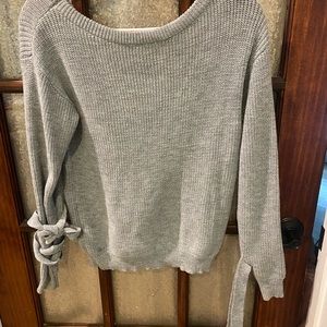 Gray sweater